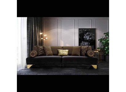 Sofa trzyosobowa 3 miejsce do siedzenia luksusowe sofy salon kanapa materiałowe kanapy 260cm meble