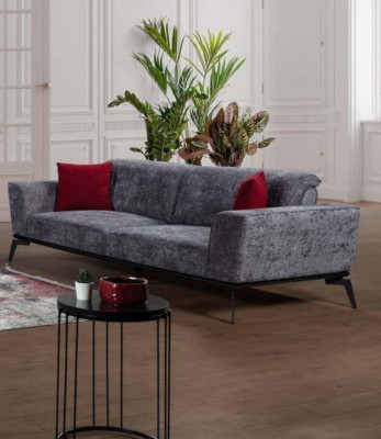 Zestaw sofowy 331 Siedziba Podkładka Sofa Żywy krajobraz Meble Czerwony Grey