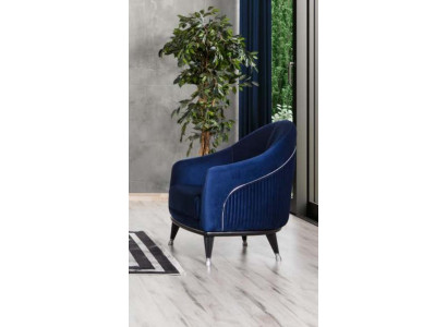 Luksusowy Fotel 1 miejsce do siedzenia Pokój dzienny Materiał Poliester Styl Nowoczesny design