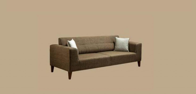 Sofa do salonu 3 miejsce do siedzenia kanapa trzyosobowa Podkładka sofa materiałowa Włókienniczy