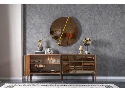 Kredens Lustro Kredens Szafa Designerska Luksusowa Szafki Komody Modern 2-częściowa