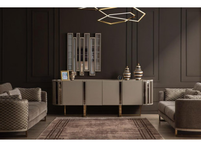 Kredens Lustro Kredens Szafa Komody Designerskie Luksusowe Szafki Drewno Modern
