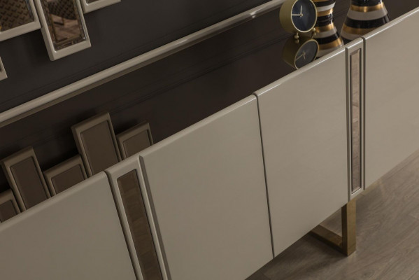 Kredens Lustro Kredens Szafa Komody Designerskie Luksusowe Szafki Drewno Modern
