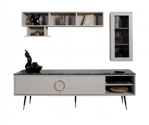 Włochy Style Szafka pod telewizor Szafa Szafka Luxury Meble Kredens 205cm