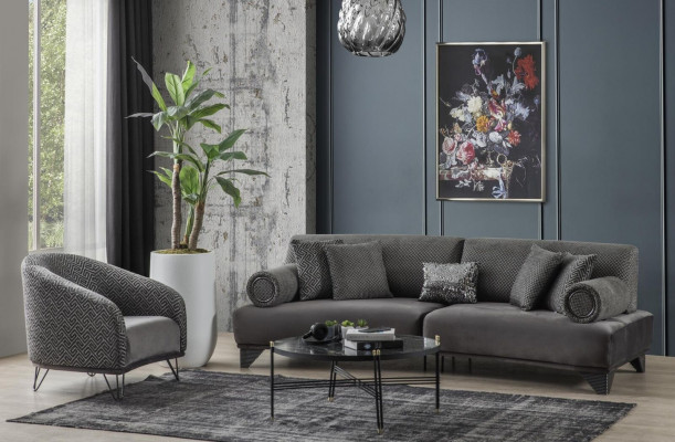 Fotel Sofa Jednoosobowa Kanapa Podkładka 1 Siedziba ClubFotel Materiał Nowoczesny Salon