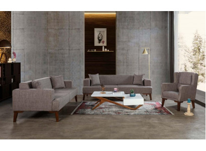 Luksusowy Zestaw sofowy 3+3+1 Kanapa Sofa Podkładka Meble w salonie