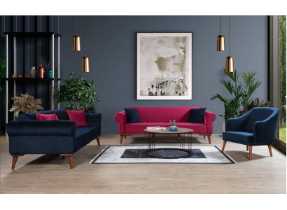 Zestaw sofowy 3+3+1 Siedziba Design Sofa Podkładka Kanapy Kanapa Modern 3 szt