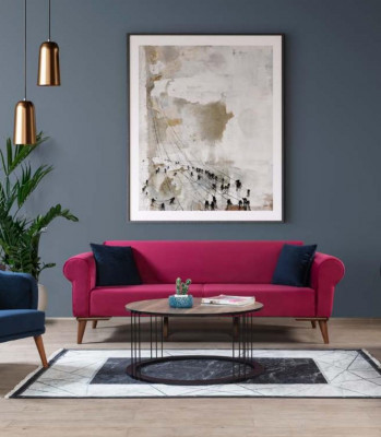 Zestaw sofowy 3+3+1 Siedziba Design Sofa Podkładka Kanapy Kanapa Modern 3 szt