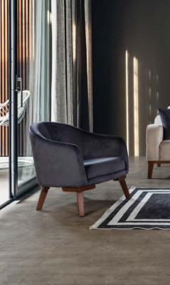 Salon Zestaw sofowy Sofa 3+3+1 Niebieski Zestaw Podkładek Fotel Włókienniczy