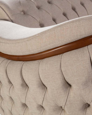 Narożnikowa kanapa Żywy krajobraz Chesterfield Couch Podkładka Sofa Couchen Meble