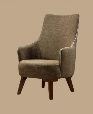 Luksusowy Nowoczesny Fotel 1 miejsce siedzące Design Salon Podkładka Drewno Meble