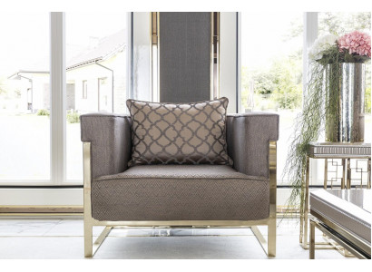 Fotel Beige Living Room Design Eleganckie Meble Nowoczesne 1 miejsce do siedzenia Piękne Luksusowe Nowe
