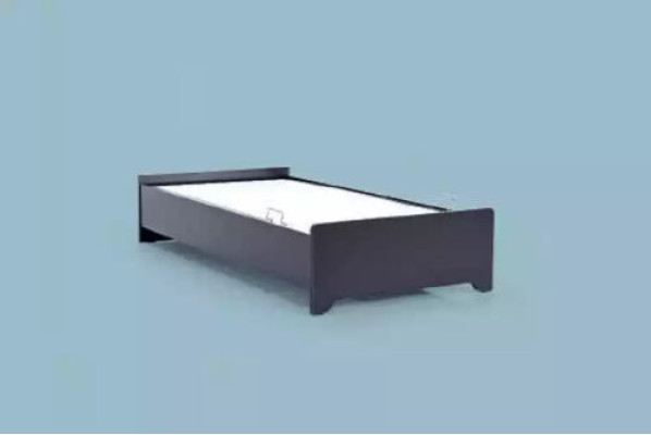 Designerskie łóżko składane łóżko młodzieżowe meble drewniane z miękkimi meblami 100x200cm