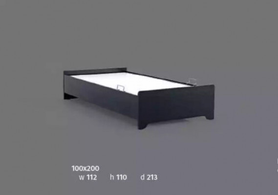 łóżka Nowoczesne meble designerskie luksusowe łóżka dziecięce Czarna nowość dziecięca