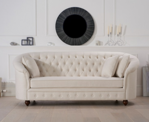 Beżowa Royal Couch - Luksusowe Meble Chesterfield Podkładka Design Meble