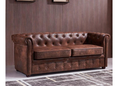 Luksusowa sofa Chesterfield w salonie