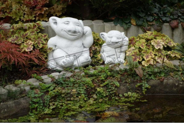 Troll 26cm Rzeźba Design Figura Rzeźba Statua Ogrodowa Rzeźby Figury Statuetki 101008