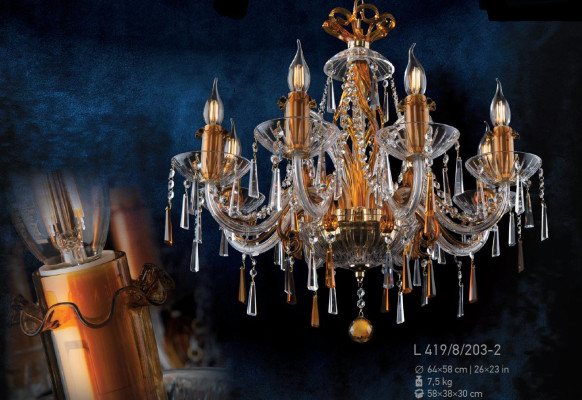 Bohemia Wiszące Sufitowe Lampy Żyrandole Lampy Kryształowe Lampy Oświetleniowe Żyrandole