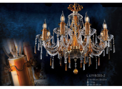 Bohemia Wiszące Sufitowe Lampy Żyrandole Lampy Kryształowe Lampy Oświetleniowe Żyrandole