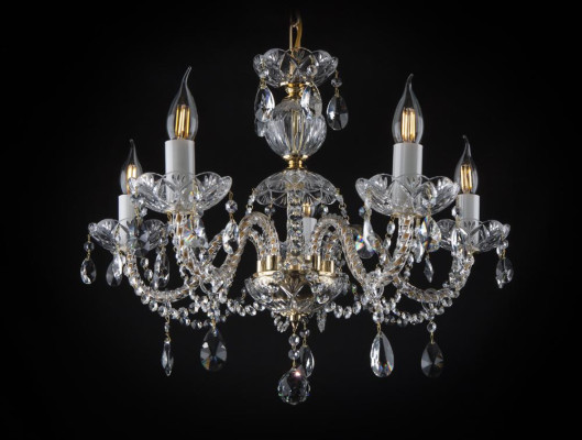 -Żyrandol kryształowy Bohemia lampa plafon wisząca lampa wisząca