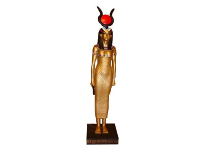 Egipt rzeźba bogini Isis figurka statua Figury Rzeźby styl antyczny 33cm Nowa