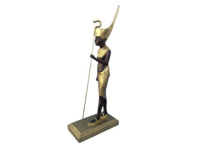 Egipski bóg Khnum rzeźba posąg posążki figury figury rzeźby 60 cm styl antyczny.