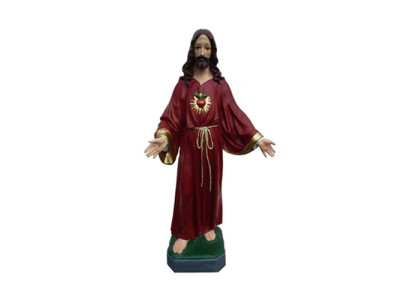 Figura Święta Rzeźba Rzeźba Katolickie Figury Rzeźby Jezus Statue 77cm
