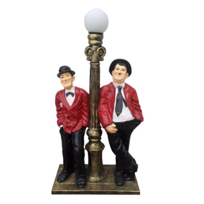 Statuetka dekoracyjna lampa rzeźba 110cm Statuetki rzeźby Charlie Chaplin źródło nowego