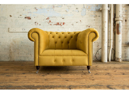 Chesterfield Design Sofa Sessel Couch Polster Luxus Textil Couchen 1 Sitzer #376 -> Fotel Chesterfield Design Sofa Kanapa Wygodna Tkanina Luxus 1 Osobowa #376