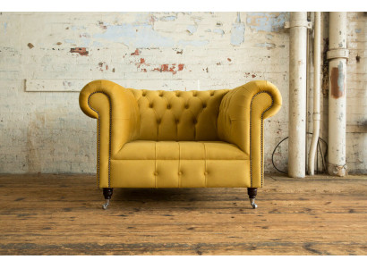 Chesterfield Design Sofa Sessel Couch Polster Luxus Textil Couchen 1 Sitzer #376 -> Fotel Chesterfield Design Sofa Kanapa Wygodna Tkanina Luxus 1 Osobowa #376
