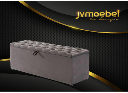 Chesterfield Kanapa Nowoczesny Desing Stołek Ottoman Dwumiejscowy Włókienniczy Nowy