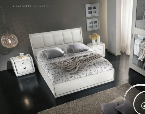 Łóżko tapicerowane Łóżka Łóżko Tapicerowane Projekt Hotelowy Podwójne Luksusowe Design Nowoczesna rama łóżka Nowa