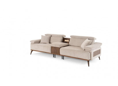Salon czteromiejscowy luksusowy sofa z tkaniny Sofa tekstylna Meble