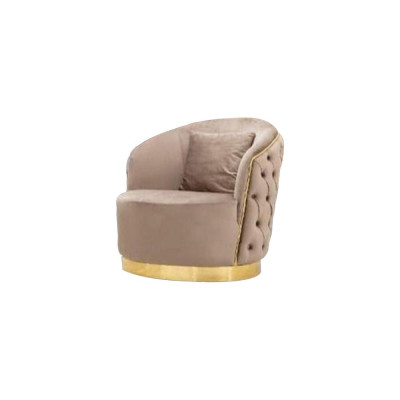 Designerski Zestaw do Salonu 3-miejsce siedzące Sofa I Fotel Beżowy Kolor 2-częściowy. nowy