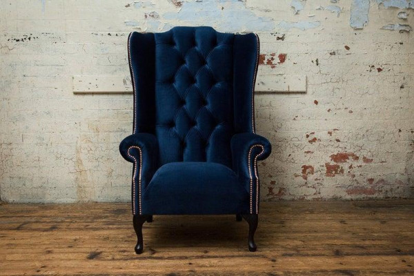 Chesterfield Sofa Fotel Kanapa Tapicerowany Fotel z Podłokietnikami Nowy