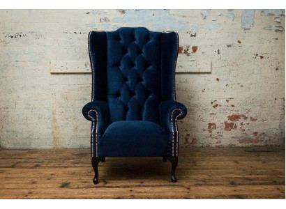 Chesterfield Sofa Fotel Kanapa Tapicerowany Fotel z Podłokietnikami Nowy