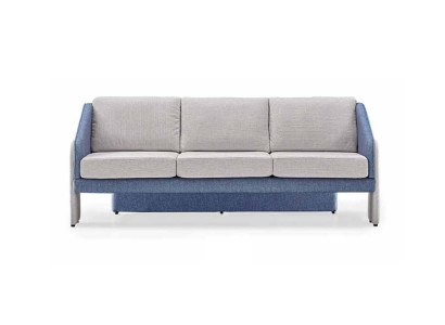 Szary Niebieski Trzyosobowy Sofa Nowoczesne Kanapy Designerskie Sofy Do Salonu