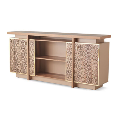 Plik szufladowy Sideboard Biuro Prostokątny Wyposażenie biurowe Brązowy