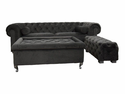 Chesterfield Sofa 3-osobowa kanapa tapicerowana Sofa designerska Sofas Garnitur SL Sofa 19