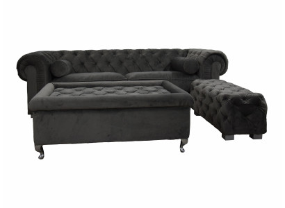Chesterfield Sofa 3-osobowa kanapa tapicerowana Sofa designerska Sofas Garnitur SL Sofa 19