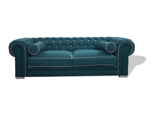 Chesterfield Sofa 3 OSOBY Tapicerowane Przytulne Wieloosobowe Kanapy Kanapy Kanapa SL Sofa 34