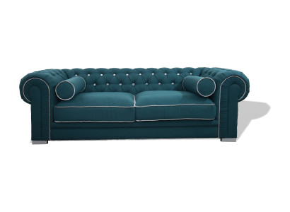 Chesterfield Sofa 3 OSOBY Tapicerowane Przytulne Wieloosobowe Kanapy Kanapy Kanapa SL Sofa 34