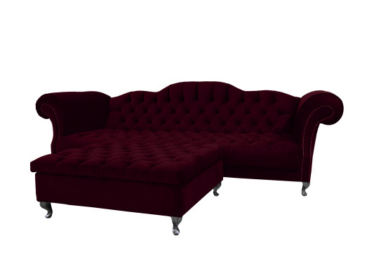 Chesterfield Sofa Polster Designer Sofy Kanapy Zestaw kanapowy Sofa SLIII Sofa nr 45