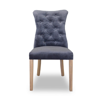 Designerski fotel Krzesło Chesterfield Podkładka Krzesła Gastro jadalnia New Ashley