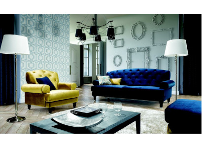 Klasyczny Design Zestaw sofowy 3+1 Sofa Kanapa Podkładka Chesterfield Zestaw Sof Nowość