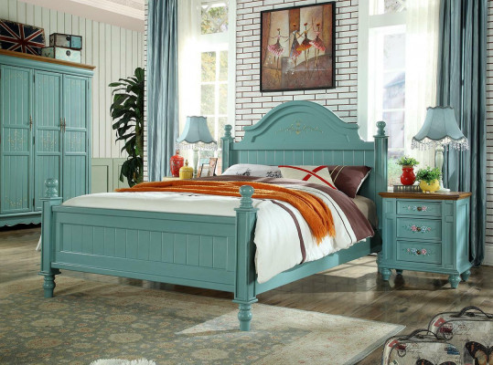 Hotel Podkładka Łóżko podwójne American Bix XXL Drewno Włókiennicze Łóżko Elegancki design