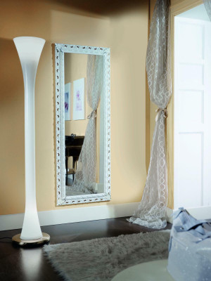 Szykowny, klasyczny design Lustro salon Deski Kredens Drewno Rama Barokowy Rokoko