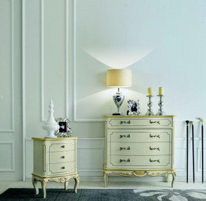 Design Meble Style Classic Luxury xxl Kredens Białe Drewno Luxury Italian