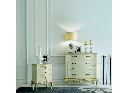 Design Meble Style Classic Luxury xxl Kredens Białe Drewno Luxury Italian