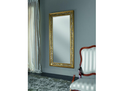 Lustro lustro ścienne Deska podłogowa barokowa rokoko w salonie łazienka Drewno Szkło Design SP 6420